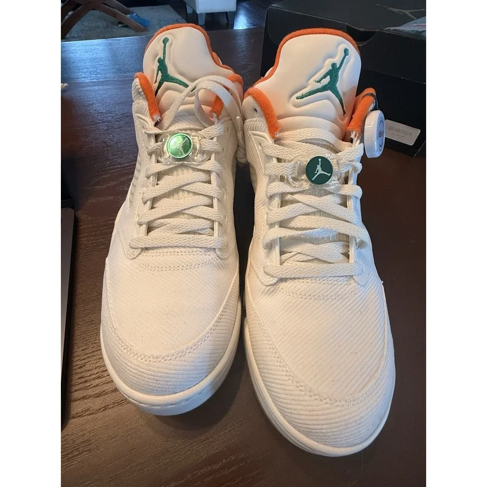 Air Jordan V Nike Low Golf Shoes M LUCKY GOOD 14 NEW W/ Ball Markers CW4204 100